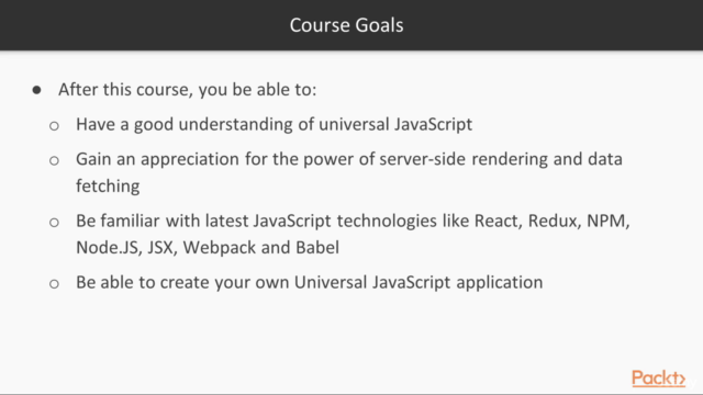 Universal JavaScript with React, Node, and Redux – Screenshot 4