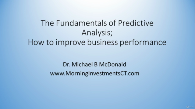 Predictive Analytics: Introduction to Business Forecasting – Screenshot 3