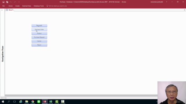 เขียนโปรแกรม Purchase Order ด้วย MS Access – Screenshot 4