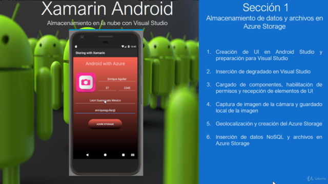Xamarin Android: Almacenamiento en la Nube con Visual Studio – Screenshot 1