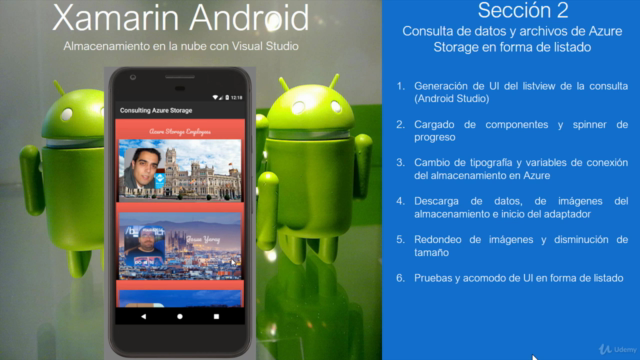 Xamarin Android: Almacenamiento en la Nube con Visual Studio – Screenshot 2