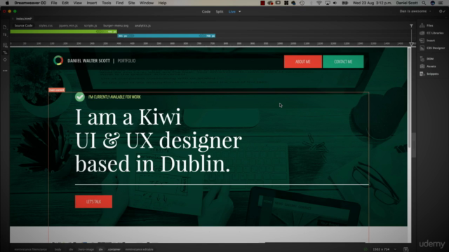 Responsive Design HTML CSS Web design - Dreamweaver CC – Screenshot 3
