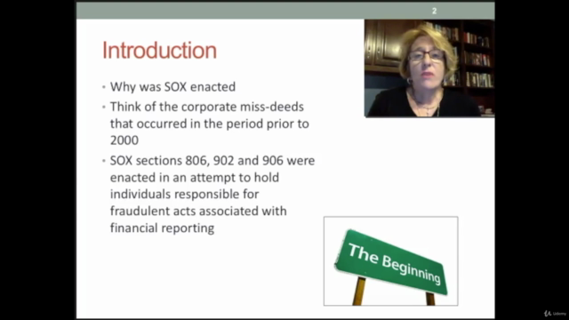 Sarbanes-Oxley (SOX) And Fraud Sections – Screenshot 1