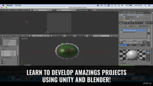 Make your first 2D & 3D games in Unity® & Blender - Screenshot_03