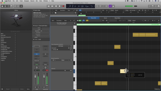 Songwriting in Logic Pro for Electronic Music Production – Screenshot 2