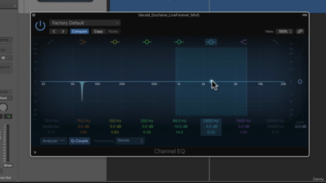 Music Production in Logic Pro X : Digital Audio Mastering - Screenshot_01