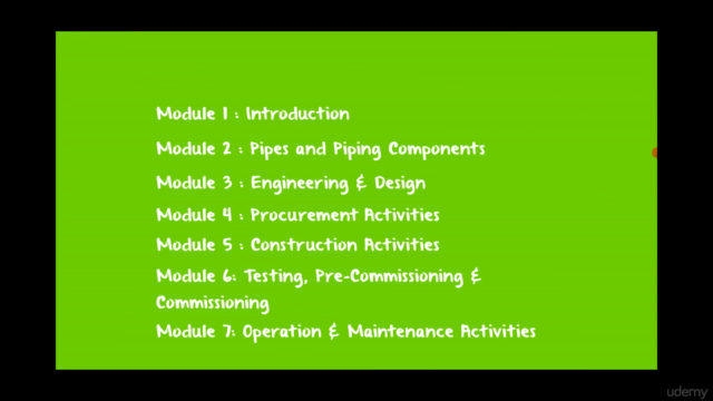 Module 1 : Introduction to Piping Engineering in Oil and Gas – Screenshot 1