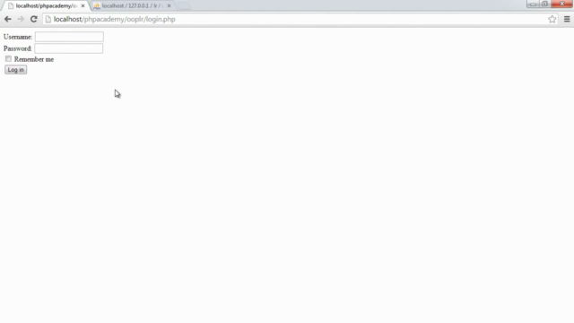 PHP Object Oriented Programming: Build a Login System – Screenshot 3