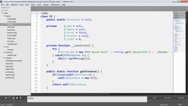 PHP Object Oriented Programming: Build a Login System – Screenshot 4