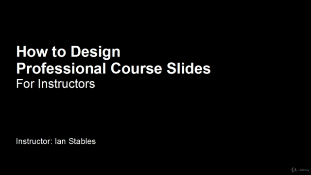 How to Design Professional Course Slides - For Instructors – Screenshot 1