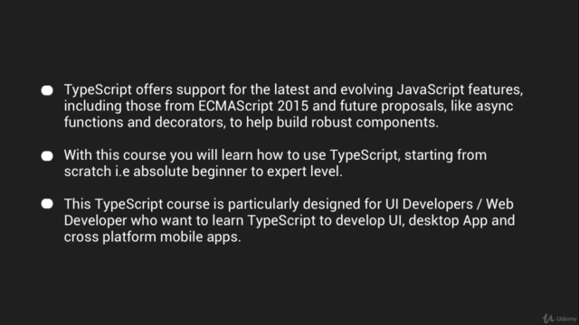 TypeScript from Scratch: Go from zero to hero in TypeScript – Screenshot 2