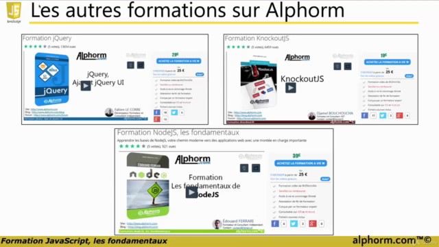 JavaScript: Acquérir les fondamentaux – Screenshot 1