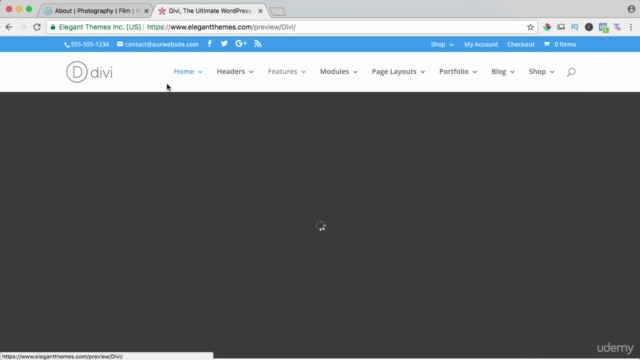 How To Make A Wordpress Website with the Divi Theme – Screenshot 1