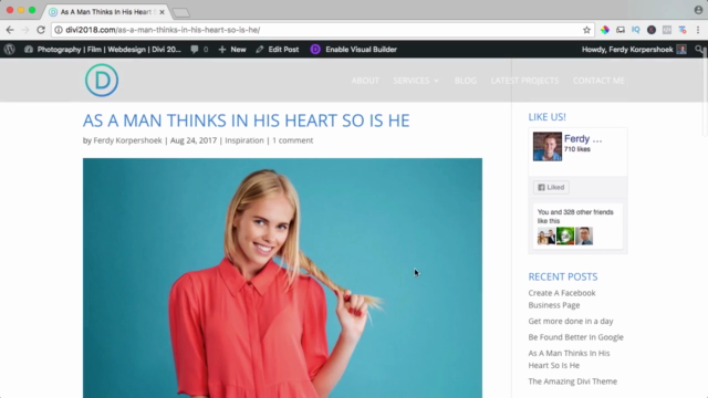 How To Make A Wordpress Website with the Divi Theme – Screenshot 3
