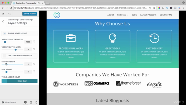 How To Make A Wordpress Website with the Divi Theme – Screenshot 4