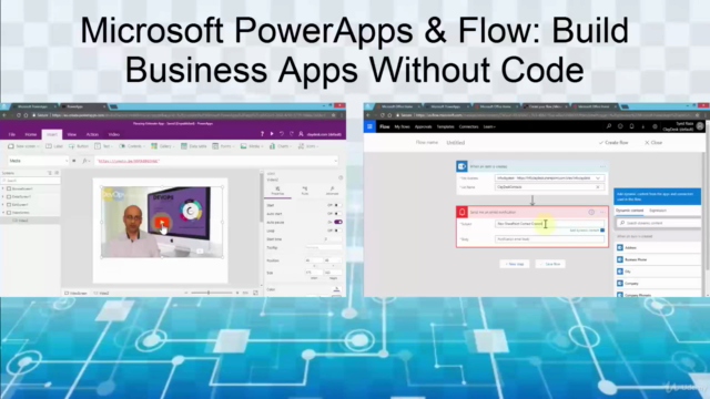 Microsoft PowerApps & Flow: Build Business Apps Without Code – Screenshot 1