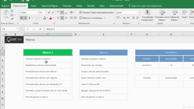 Curso de VBA para Excel – Screenshot 1