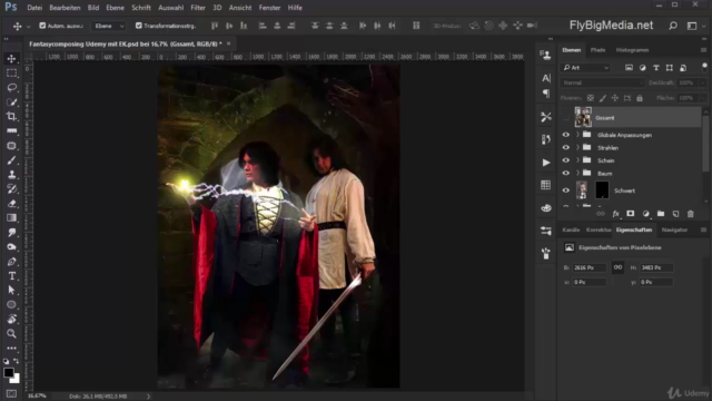 Erstelle DIGITALE KOMPOSITIONEN in Photoshop wie ein PROFI – Screenshot 2
