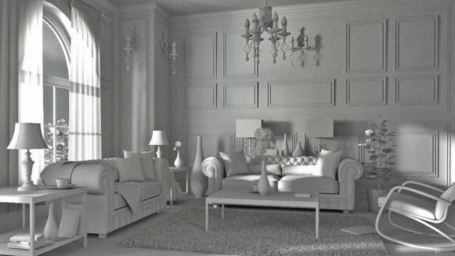 Modéliser un intérieur réaliste dans Cinema 4D – Screenshot 1
