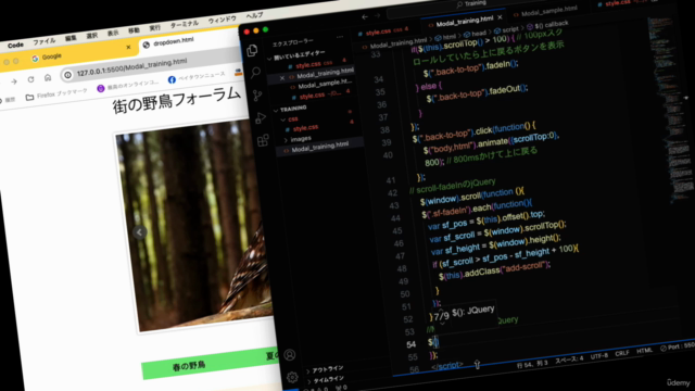即実践【コピペ可】 手を動かして6時間でjQueryをマスターしよう。知識、経験ゼロからjQueryを使いこなそう – Screenshot 3