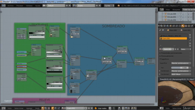 Diseño de una motocicleta de ciencia ficción con blender (2) – Screenshot 3