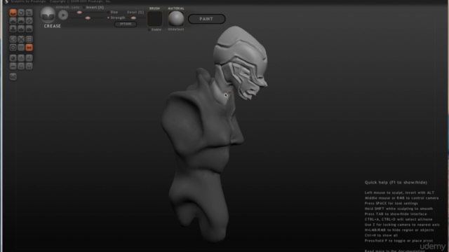【2019】2時間完結!》初めての3Dデジタルアニメーション! SculptrisやZBrush(Core)で始める! – Screenshot 1