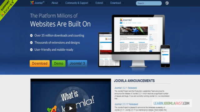 Create Websites Faster And Easier With Joomla 3.2 NO Coding – Screenshot 1