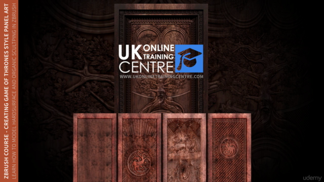 ZBrush Course - Creating Game of Thrones Style Panel Art – Screenshot 2