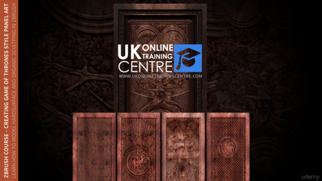 ZBrush Course - Creating Game of Thrones Style Panel Art – Screenshot 3