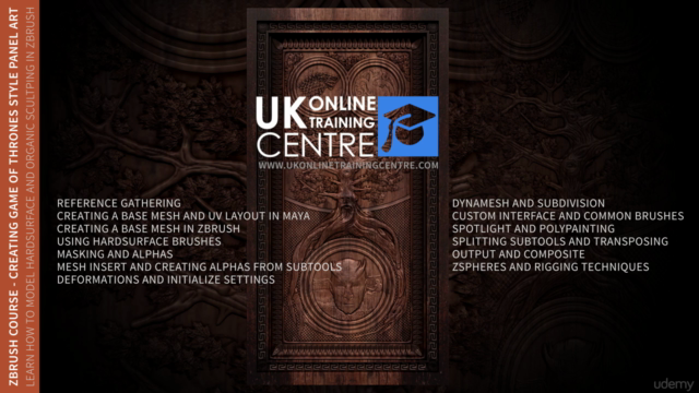 ZBrush Course - Creating Game of Thrones Style Panel Art – Screenshot 4