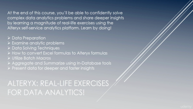Alteryx: Real-Life Exercises For Data Analytics! – Screenshot 4
