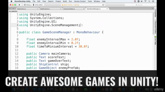 Start to Finish Unity® Games and Python Coding – Screenshot 1