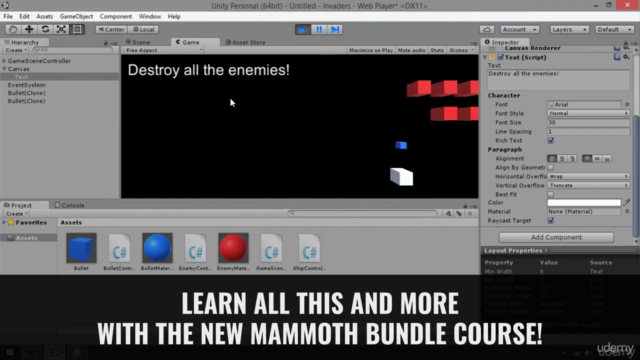 Start to Finish Unity® Games and Python Coding – Screenshot 3