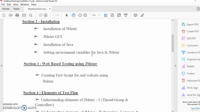 Best Course for learning Web Testing using JMeter – Screenshot 1