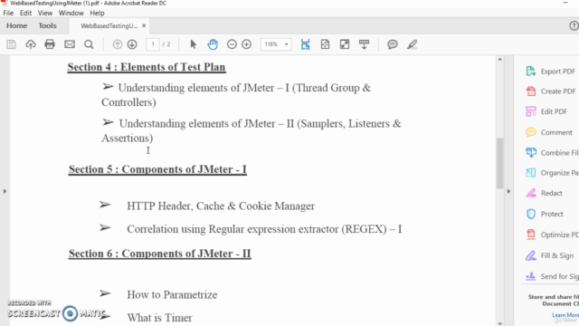 Best Course for learning Web Testing using JMeter – Screenshot 2