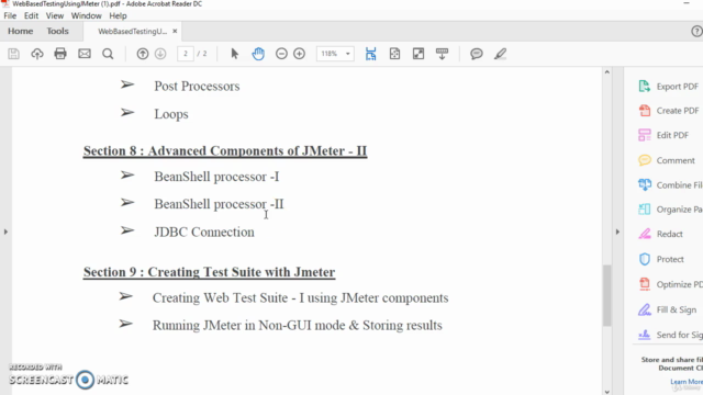 Best Course for learning Web Testing using JMeter – Screenshot 3