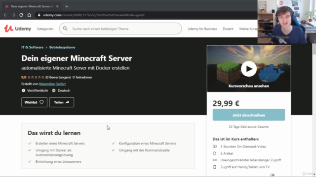 Dein eigener Minecraft Server mit Docker – Screenshot 3