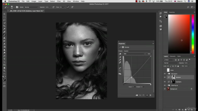 Learn Black and White Photography Retouching in Photoshop - Screenshot_03