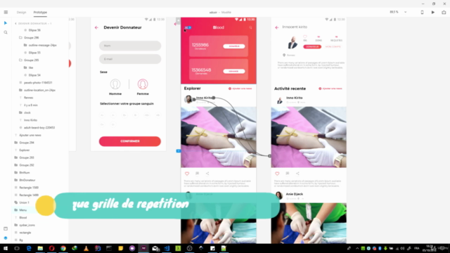 Adobe XD:UI/UX Design & Prototypage d'App Mobile et Site Web – Screenshot 3