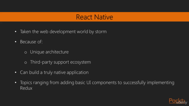 Learning Path: React: Modern Applications with React Native