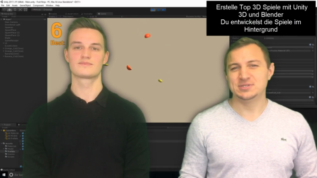 Der Unity 2017 & Blender Komplettkurs: Erstelle Top 3D Games – Screenshot 1