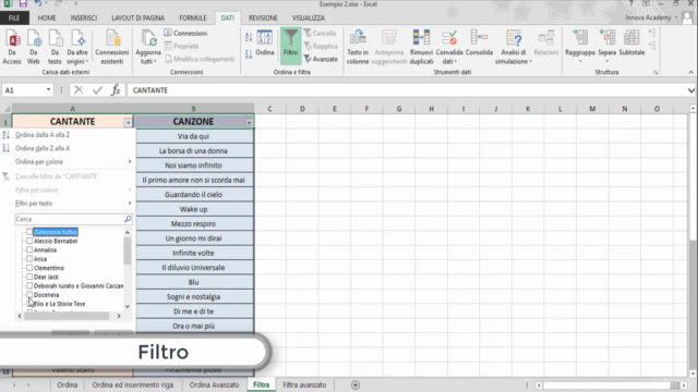 Corso fondamentale di Excel: pratico ed efficiente – Screenshot 1