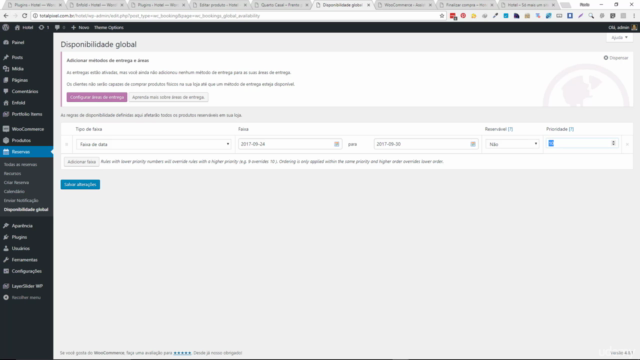 Criando um site para hotel com wordpress – Screenshot 4