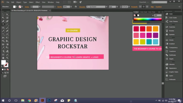 Beginner's Course on Logo & Graphic Design using Illustrator - Screenshot_02