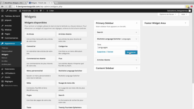 Create Multilingual Websites using Wordpress – Screenshot 1