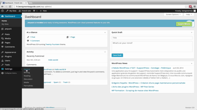 Create Multilingual Websites using Wordpress – Screenshot 2