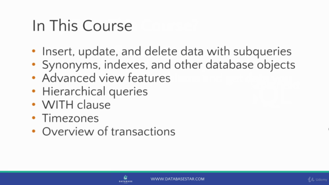 Advanced Oracle SQL – Screenshot 3