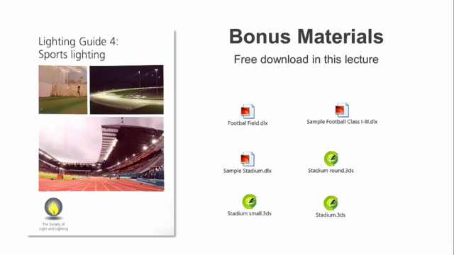 Football Lighting Design w/ Camera using Dialux – Screenshot 2