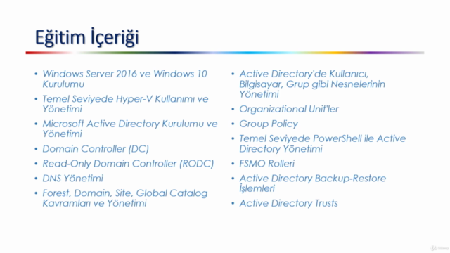 Adım Adım Uygulamalı Microsoft Active Directory Eğitimi – Screenshot 2