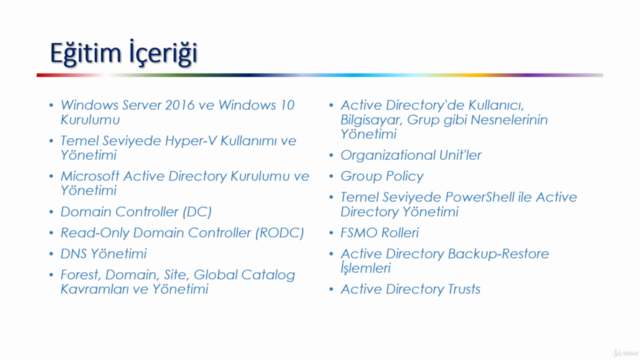 Adım Adım Uygulamalı Microsoft Active Directory Eğitimi – Screenshot 3
